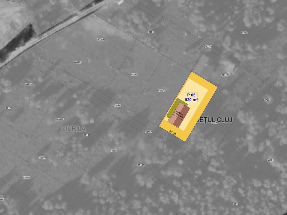 Teren intravilan Salicea 920 mp