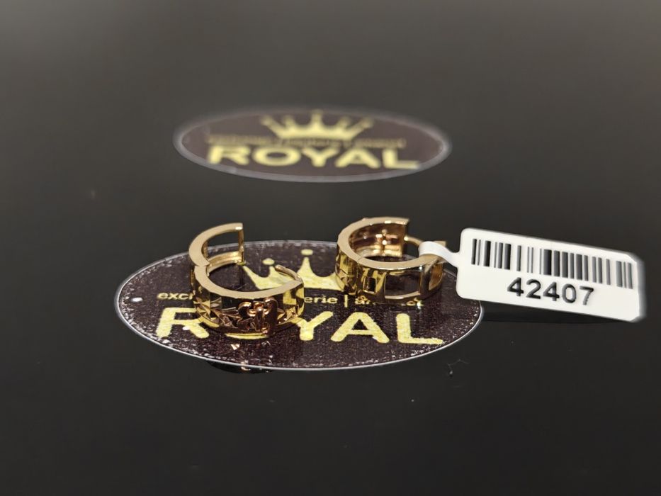 Bijuteria Royal: Cercei aur 14k/2.39 gr
