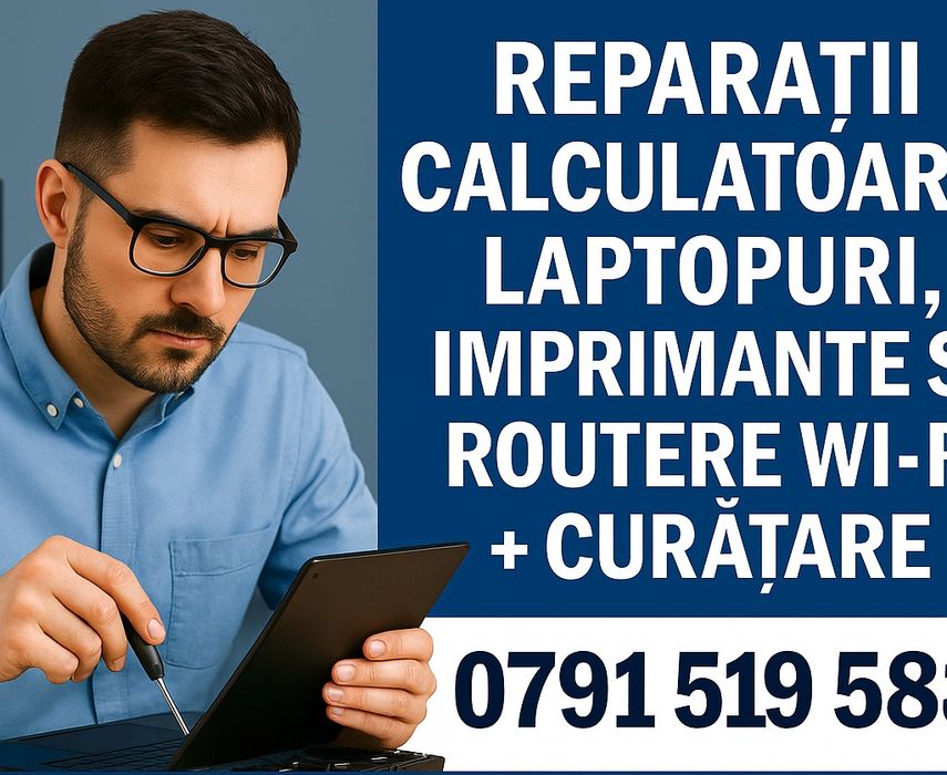 Instalare windows 11,10,office,programe,reparații laptop, calculatoare