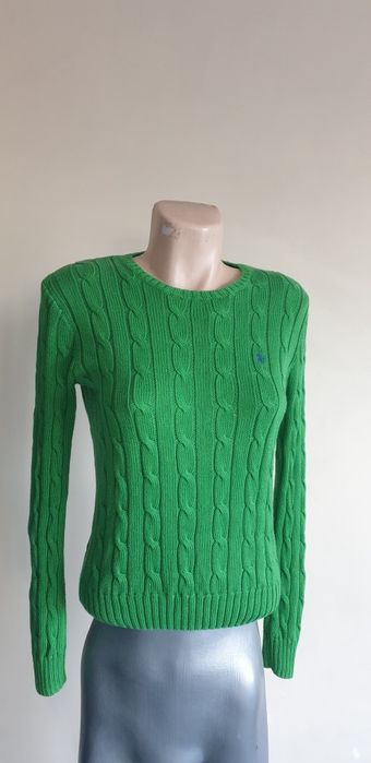 POLO Ralph Lauren Cable Pima Cotton  M НОВО! ОРИГИНАЛ! Дамски Пуловер