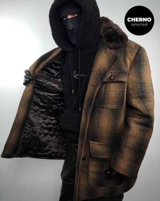 SCHOTT NYC палто с яка от изкуствен косъм – XXXL – отлично състояние