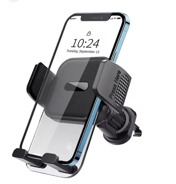 Suport Stan A100  Telefon Grila Auto Tija Metalica si Buton Inchidere