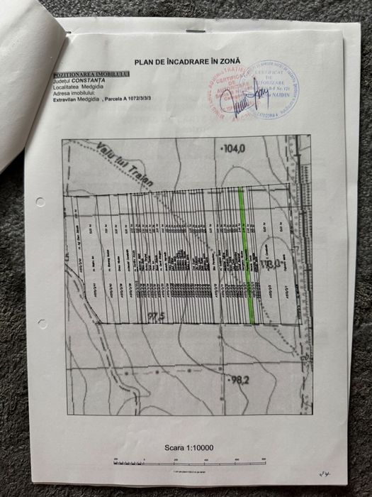 Teren Agricol Valea Dacilor Medgidia , 2.46 Hectare in arenda la Mitroi .