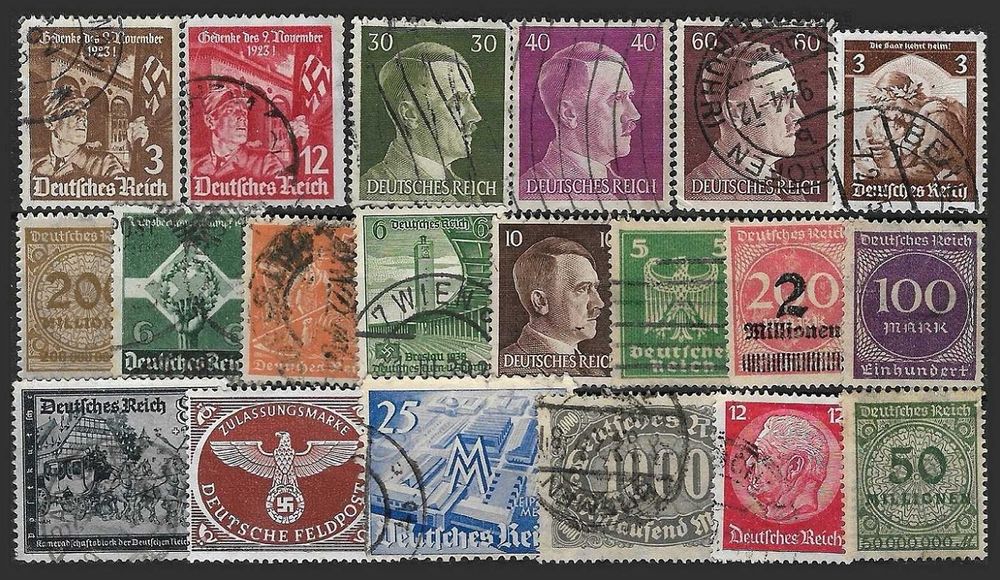 Super set timbre germane WWII & interbelice