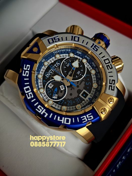 INVICTA Foxhound gold 57 mm, Инвикта нов ръчен часовник