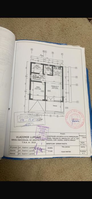 De vânzare casă la roșu în Cazasu construcție 2021