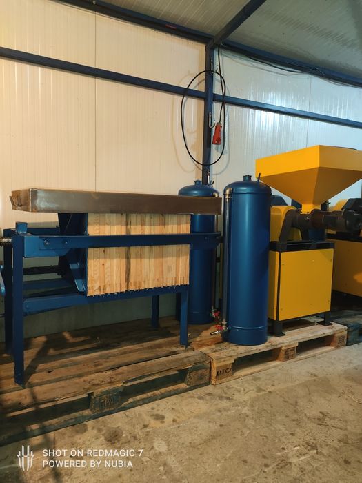 presa de ulei la rece, dovleac, filtru de ulei la rece, linii complete