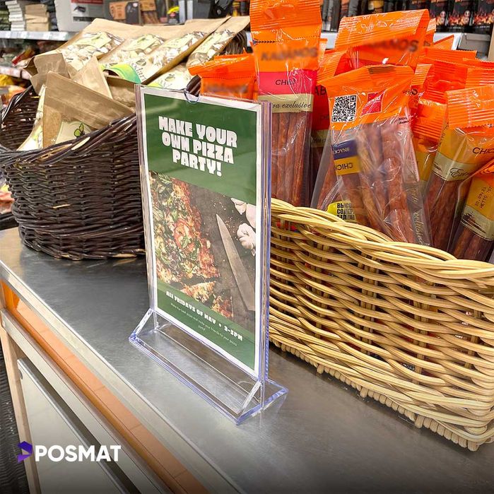 Ценник. Ценникодержатель. Подставка под меню А5. Тейбл тент А5