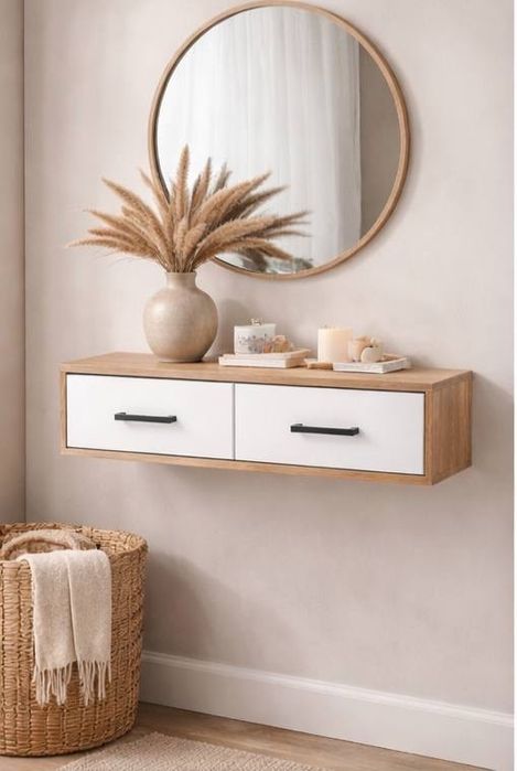 Навесная тумба консоль 2 ящиков хорошо выбор