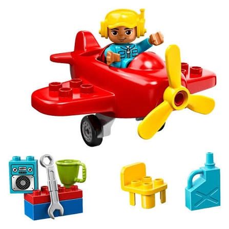 Set avion rosu duplo