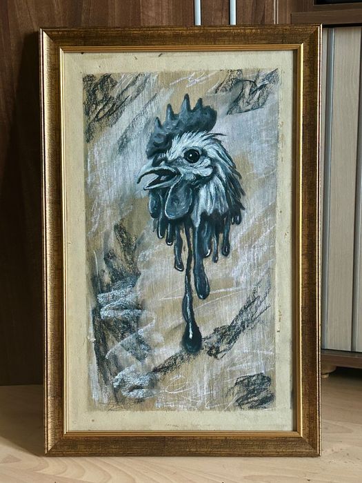 Tablou original, înrămat 37/50cm