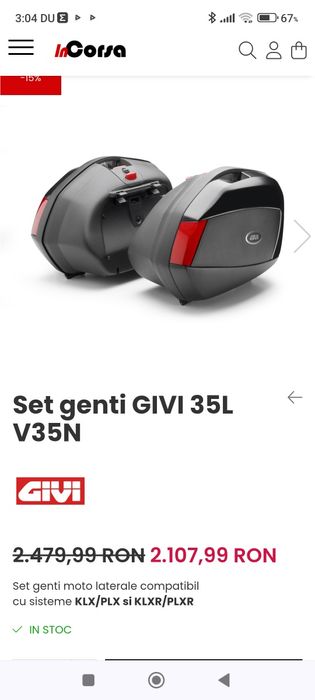 Givi nt 35 + suport