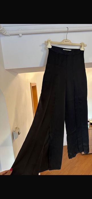 Pantaloni mătase Stella McCartney