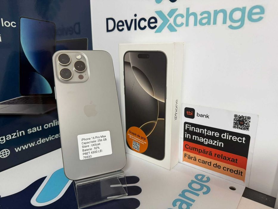 iPhone 16 Pro Max 256 GB 92% SH * Garantie *Buy Back * deviceXchange
