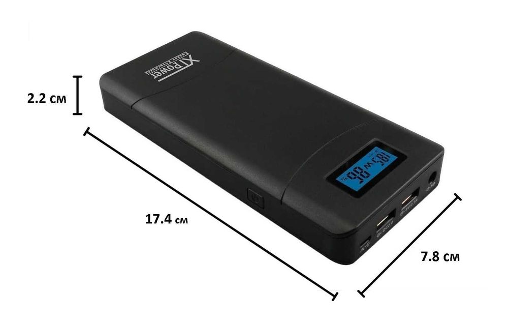 Външна батерия за зареждане на лаптоп XT-20000QC3 20100mAh 5V 65W Power Bank Бързо зарядно
