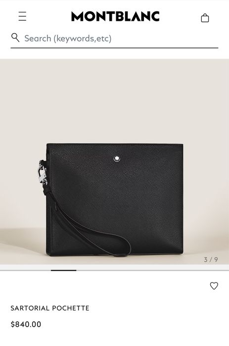 Pouch montblanc sartorial