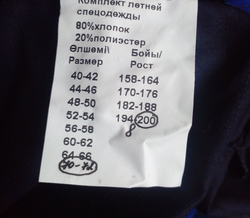 Продам Спецодежда Рабочая.