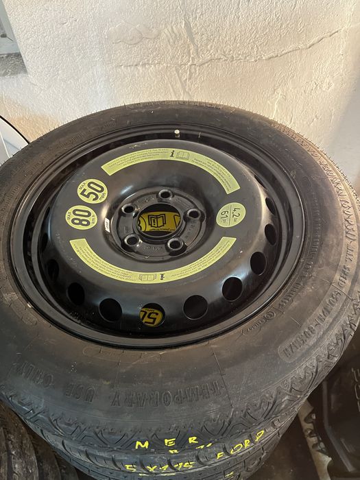 Roata rezerva R16 R17 R18 R19 mercedes, audi, volkswagen, opel, ford