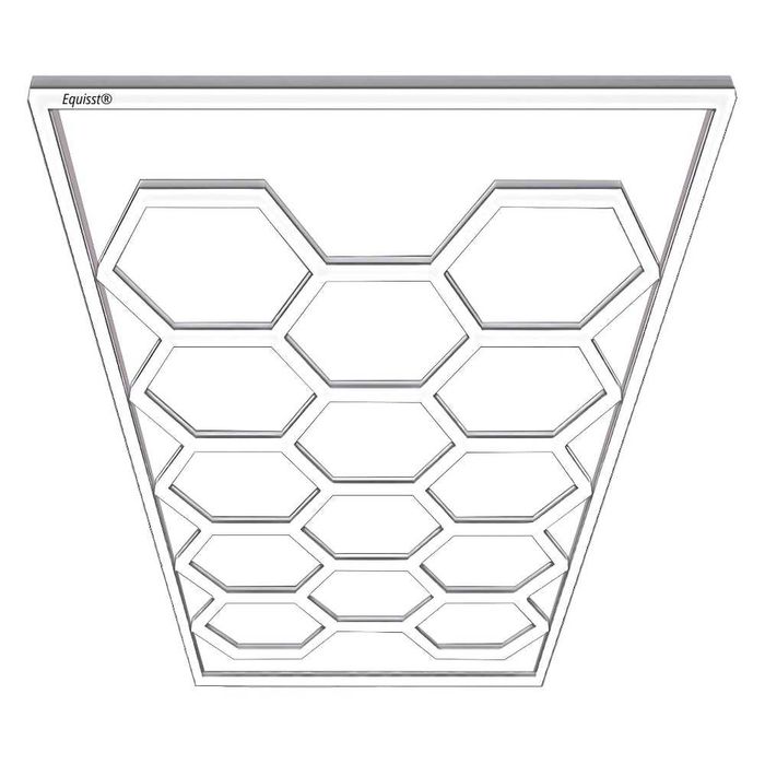 Hexagon LED decoratiune saloane