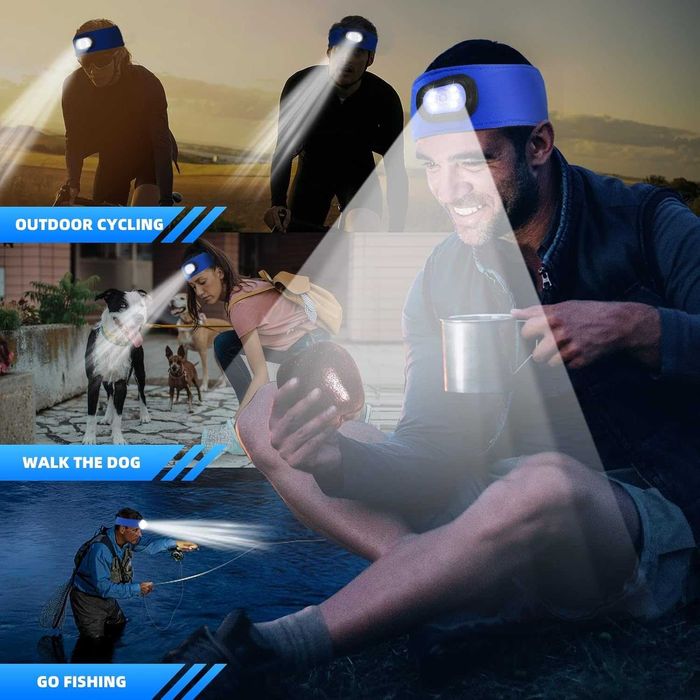 IVYWNT LED Лента за челник с 1 светлина