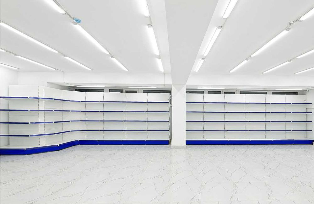 Торговый стеллаж металлический, prefabrik tokchalar