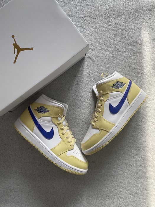 Jordan 1 Mid Lemon Wash