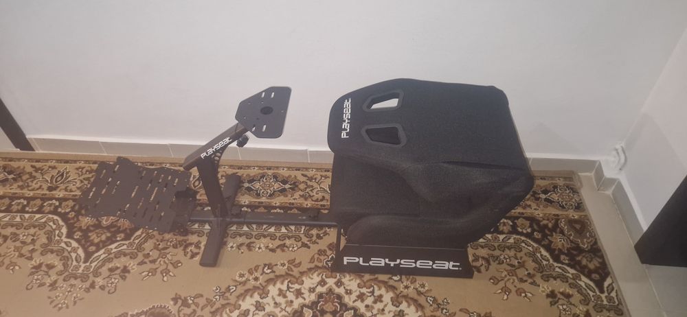 Scaun gaming - Cockpit Playseat Evolution ActiFit, Textil, Negru