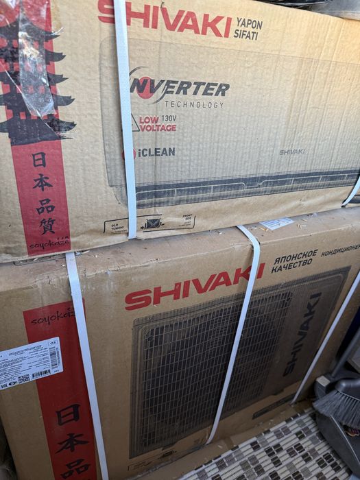 Продается новый каробка кондиционер Shivaki inverter 12