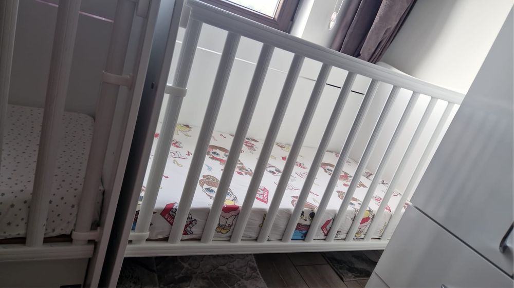 LORELLI Classic Легло-люлка 60/120 см. DREAM БЯЛО