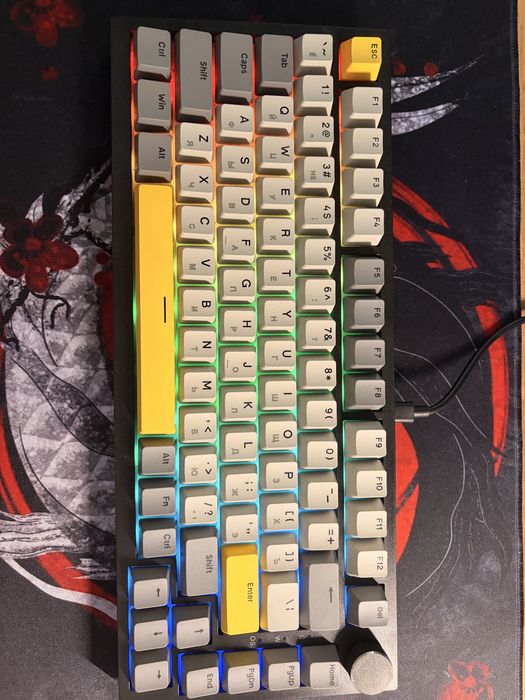 Клавиатура Ajazz ak820 Moon Yellow Switch