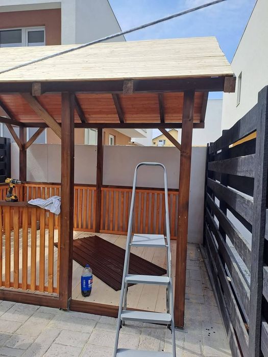 Terase foișoare casute pergole la comanda