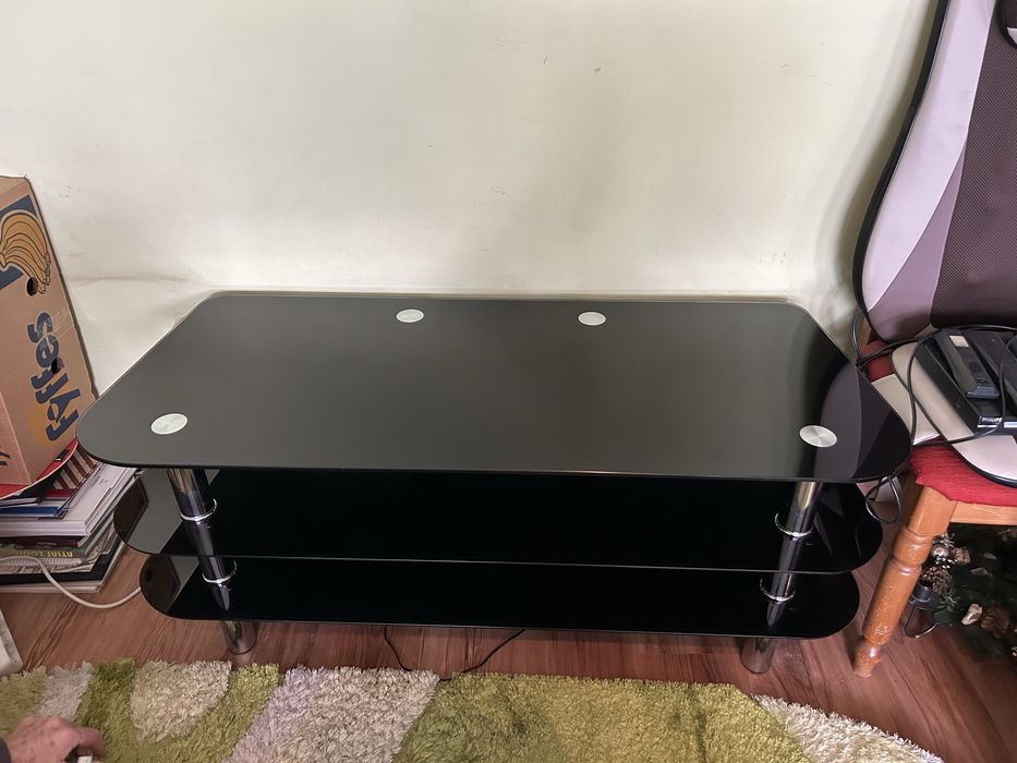 Comoda TV masa televizor din sticla securizata