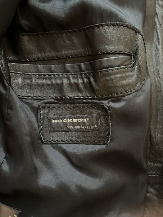 Мъжко Кожено от яке естествена кожа Rockeds