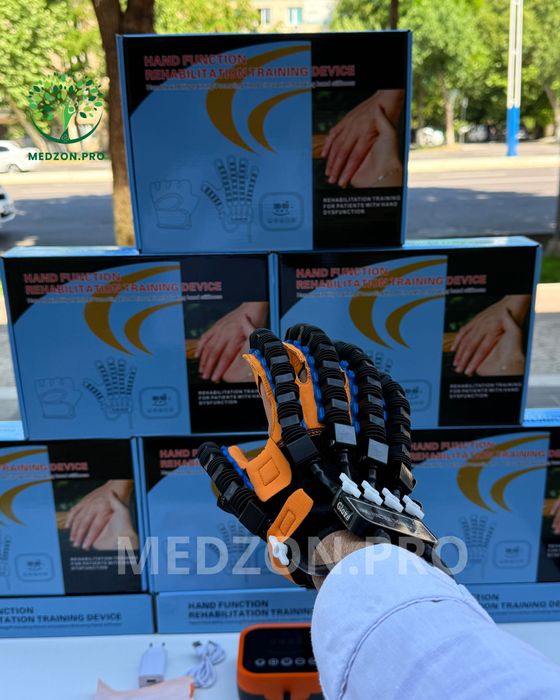 Перчатки робота для инсульта и реабилитации