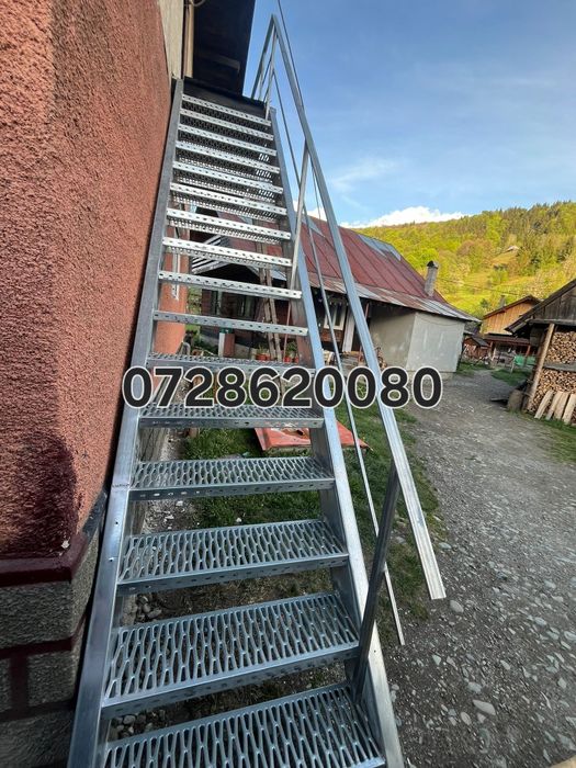 Scări metalice zincata