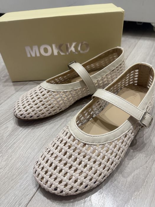 Женская обувь балетки в сетку