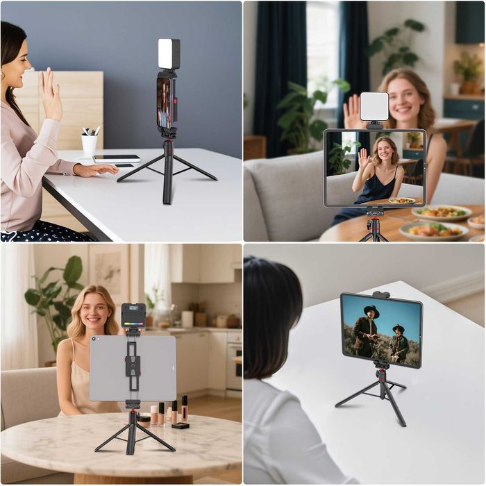 Suport telefon si tableta pentru trepied, adaptor trepied / stick 1/4