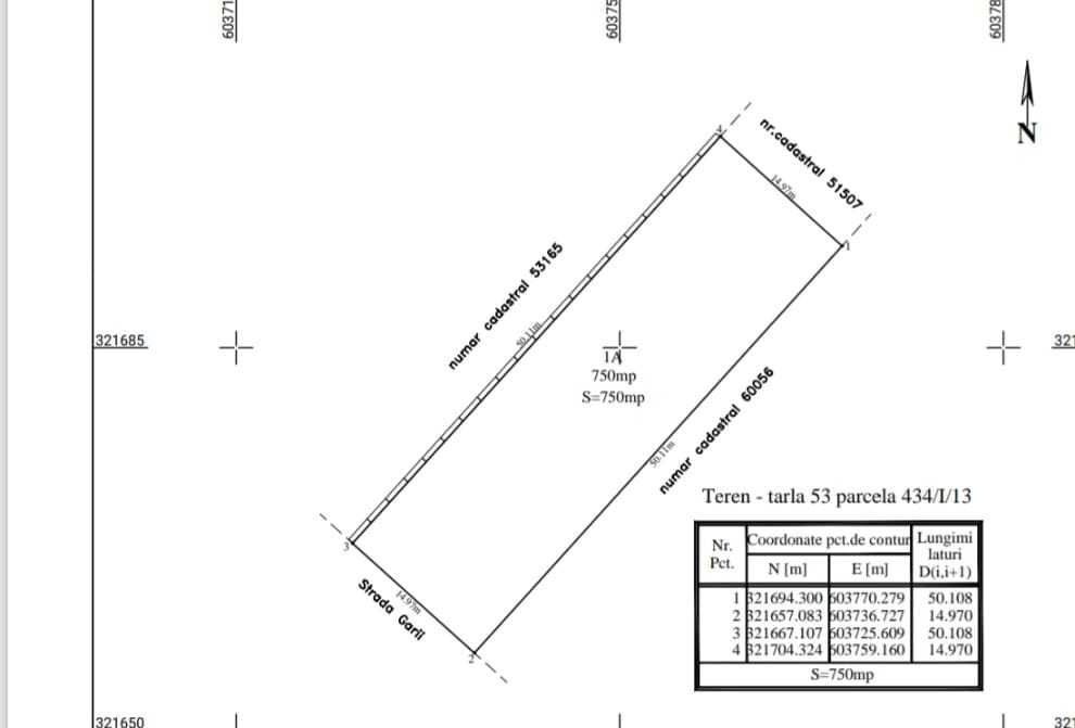 Teren intravilan Balaceanca 750mp si 749mp