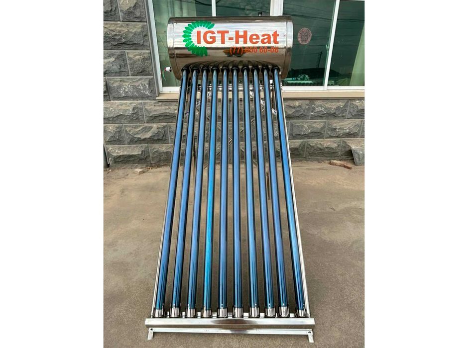 Солнечный водонагреватель 100Л самый бюджетный | 100L bosimsiz