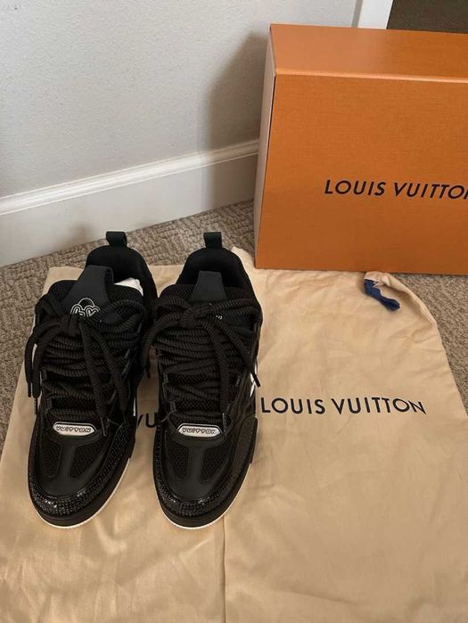 *NOU* Louis Vuitton LV Skate negri - verificare colet