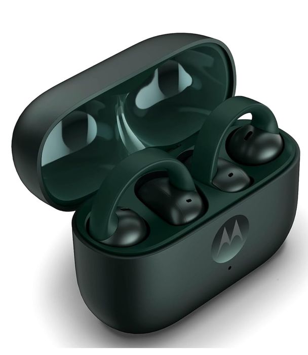 Pachet Casti bluetooth stereo Moto Buds Loop + Smartwatch + încărcător