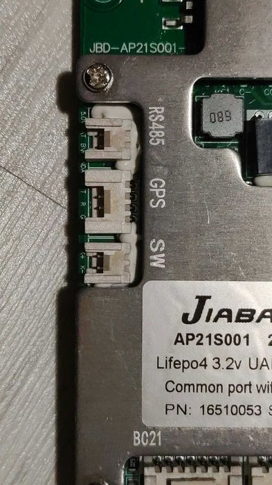 Smart BMS Jiabaida JBD AP21S001 – 8S-21S LiFePO4 / NMC (100A, UART, RS485)