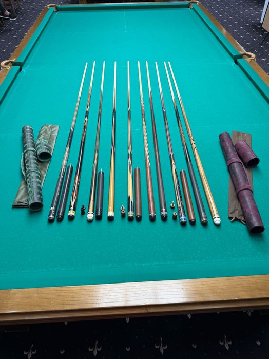 Кии ручной работы разных мастеров