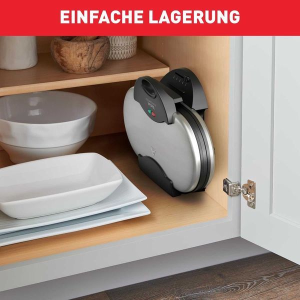 Нов Гофретник от Неръждаема Стомана Tefal WM 311D, 2 години Гаранция, 1200W