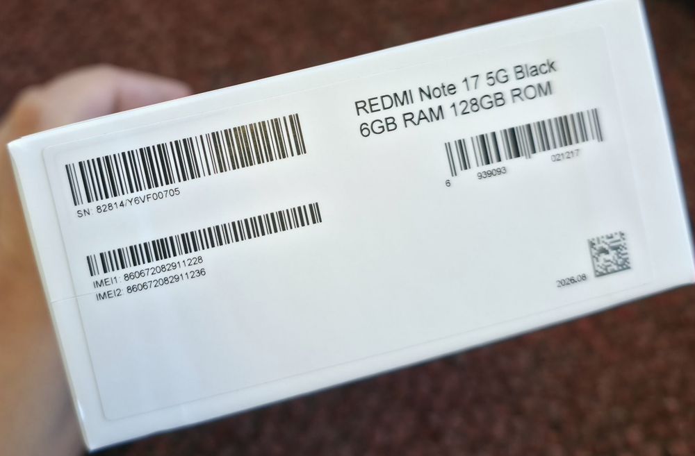 Redmi note 17 sigilat 5 g