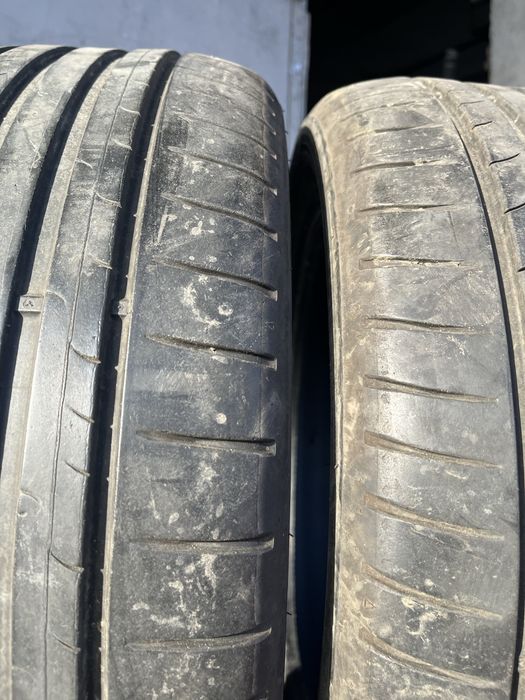 2 бр. летни гуми 215/50/17 Dunlop 5/5,5 mm DOT 0814
