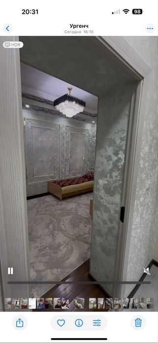 Урганч шахрида квартира ижарага берилади