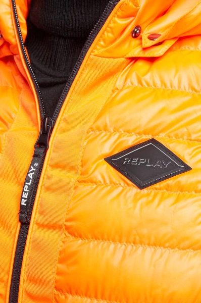 Оригинална водоустойчива грейка Replay S мъжка елек реплей оранжева