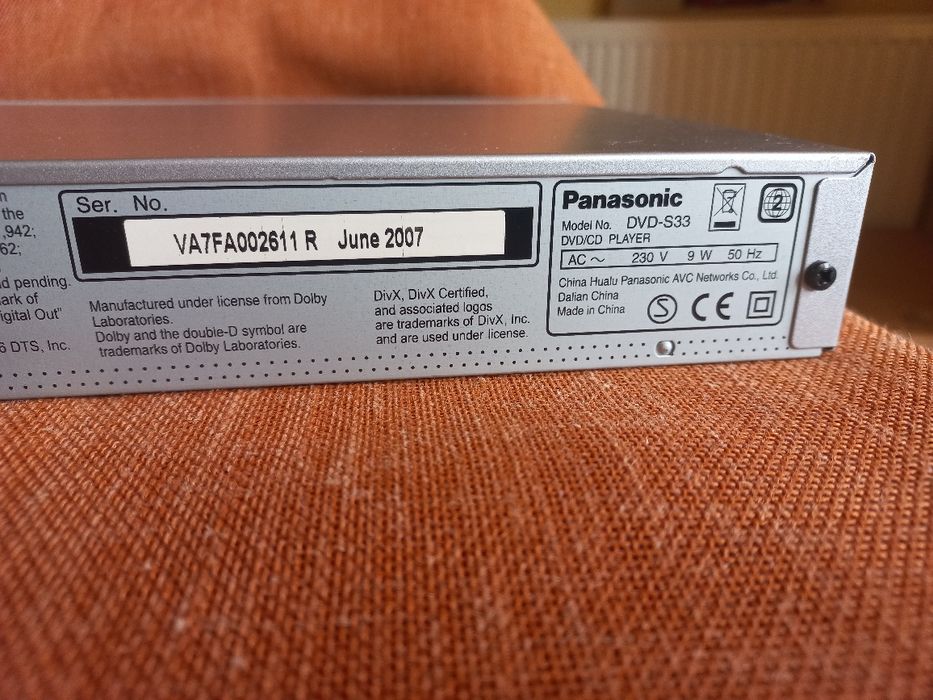 DVD player Panasonic DVD-S33EG-S