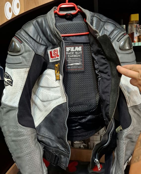 Geaca moto piele